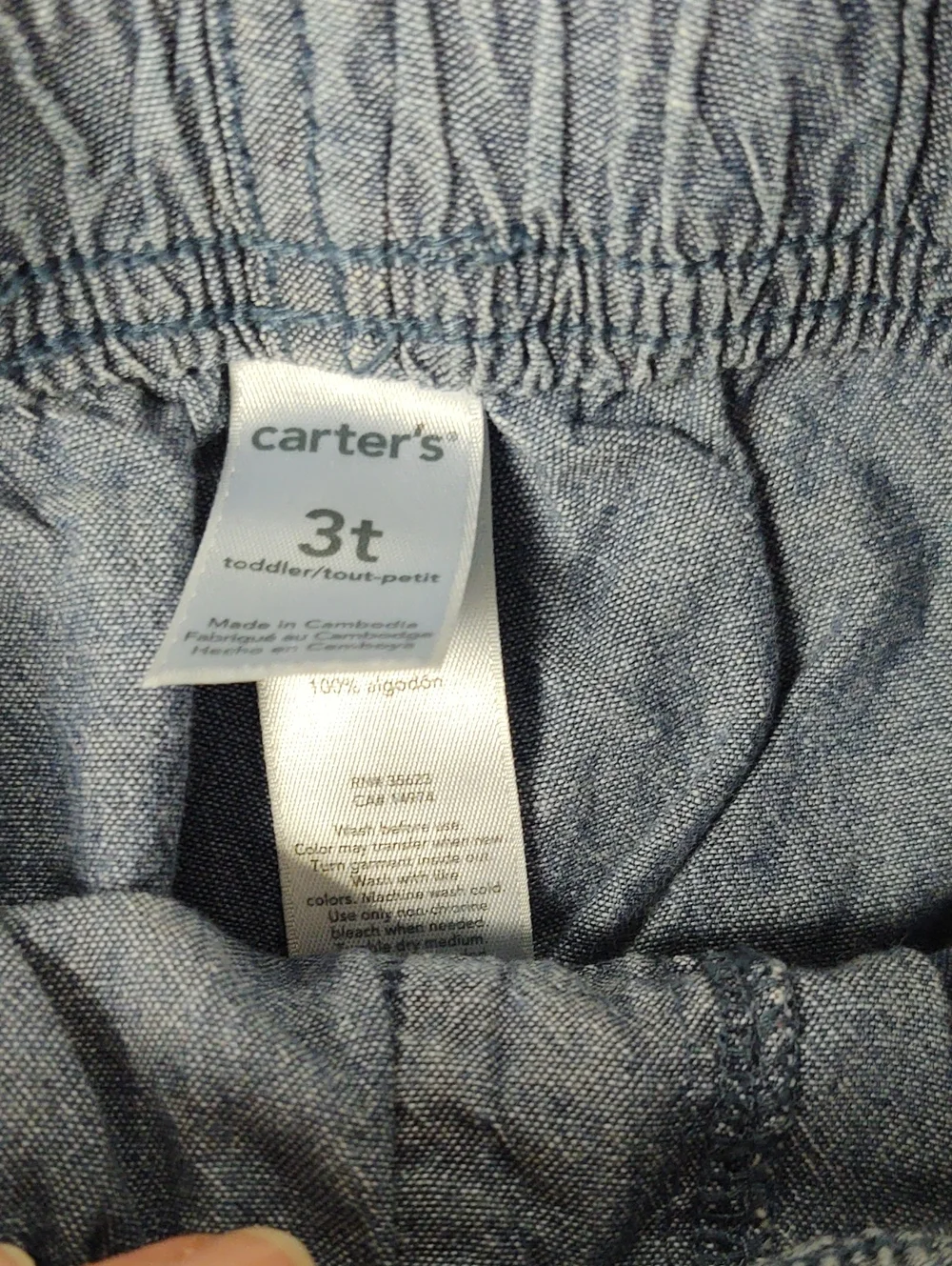 Bundle of Seven Denim Bottoms Size 3T-Brand Names